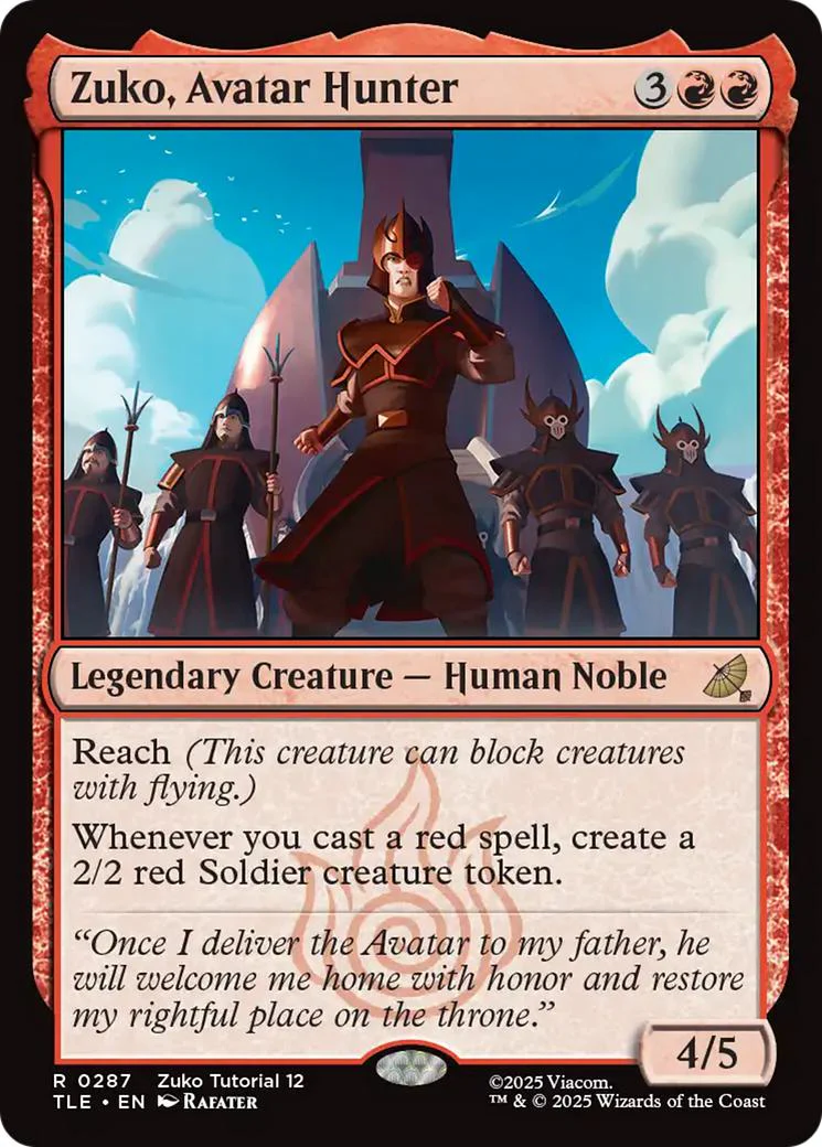 Zuko, Avatar Hunter [287] [Avatar: The Last Airbender Eternal] [Non-Foil]