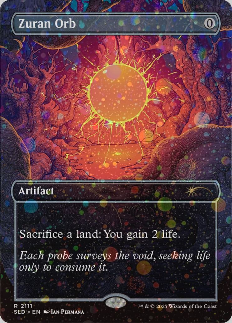 Zuran Orb [2111] [Borderless] [Alien Auroras] [Secret Lair Drop] [Galaxy Foil]